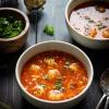 Chicken meatballs and orzo soup 