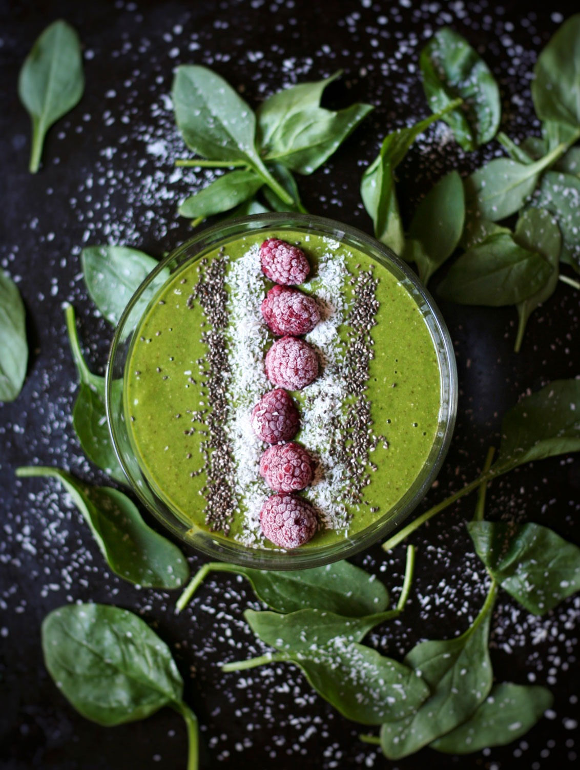 Super green breakfast smoothie