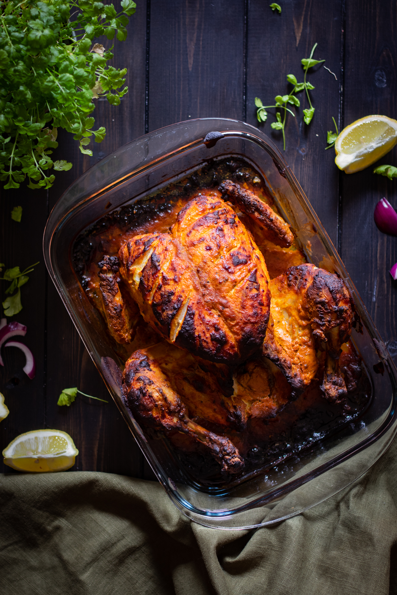 Tandoori chicken - whole chicken