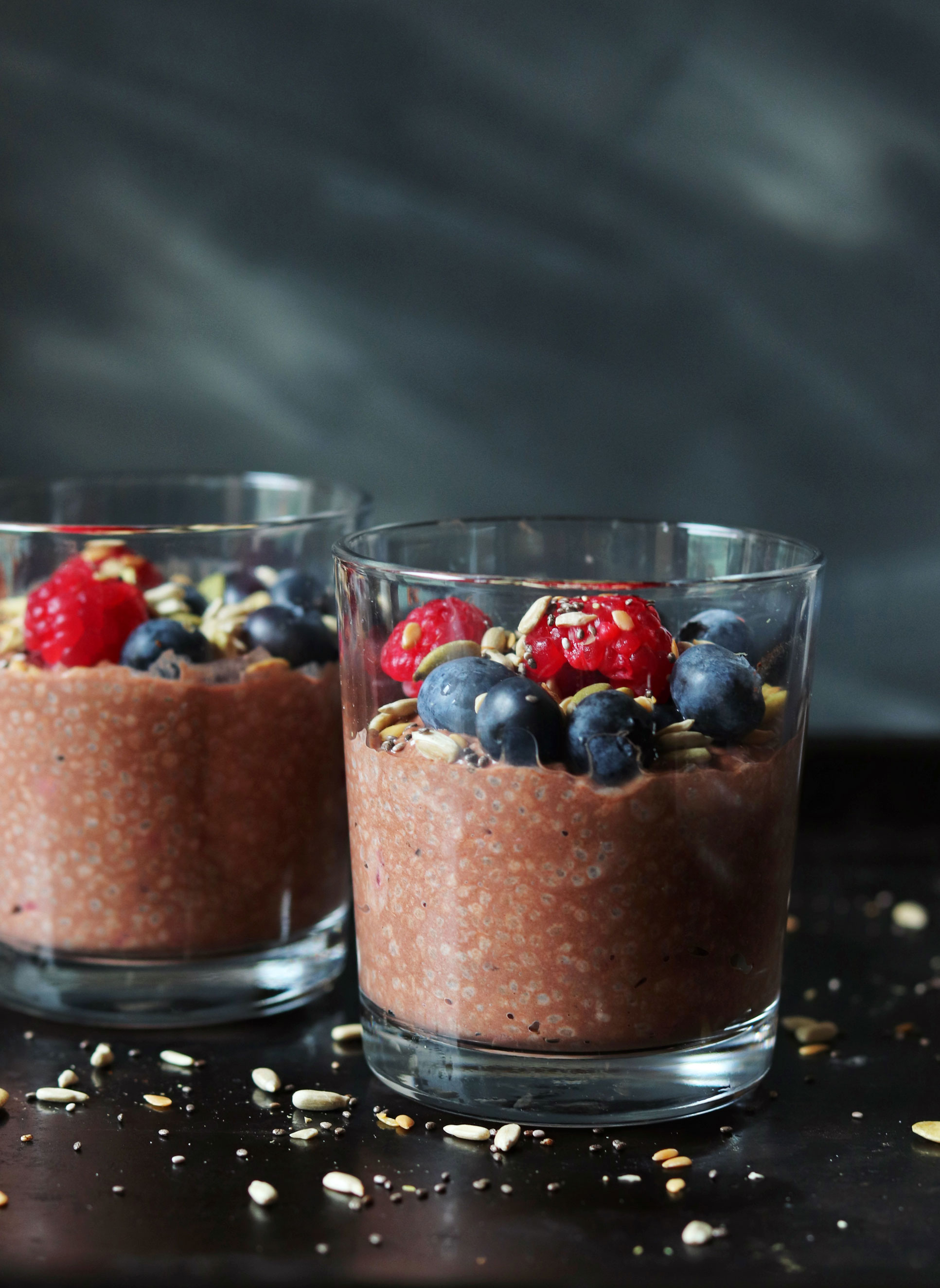 Chocolate Chia seed pudding 