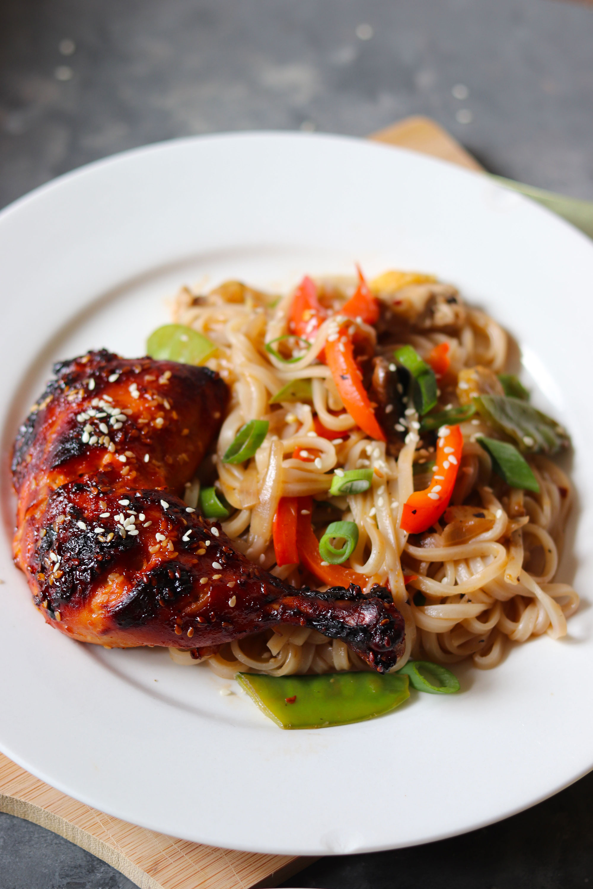 Sriracha and honey grilled chicken