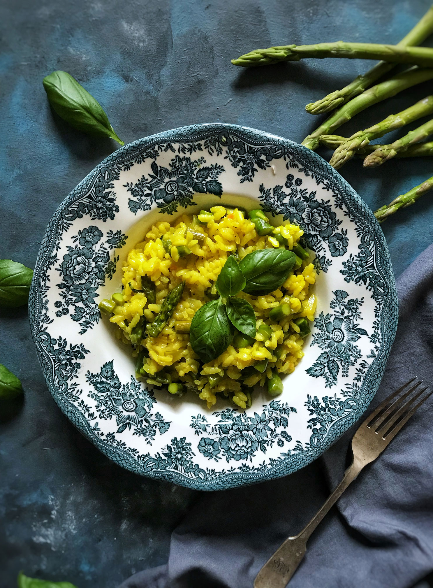 Asparagus risotto