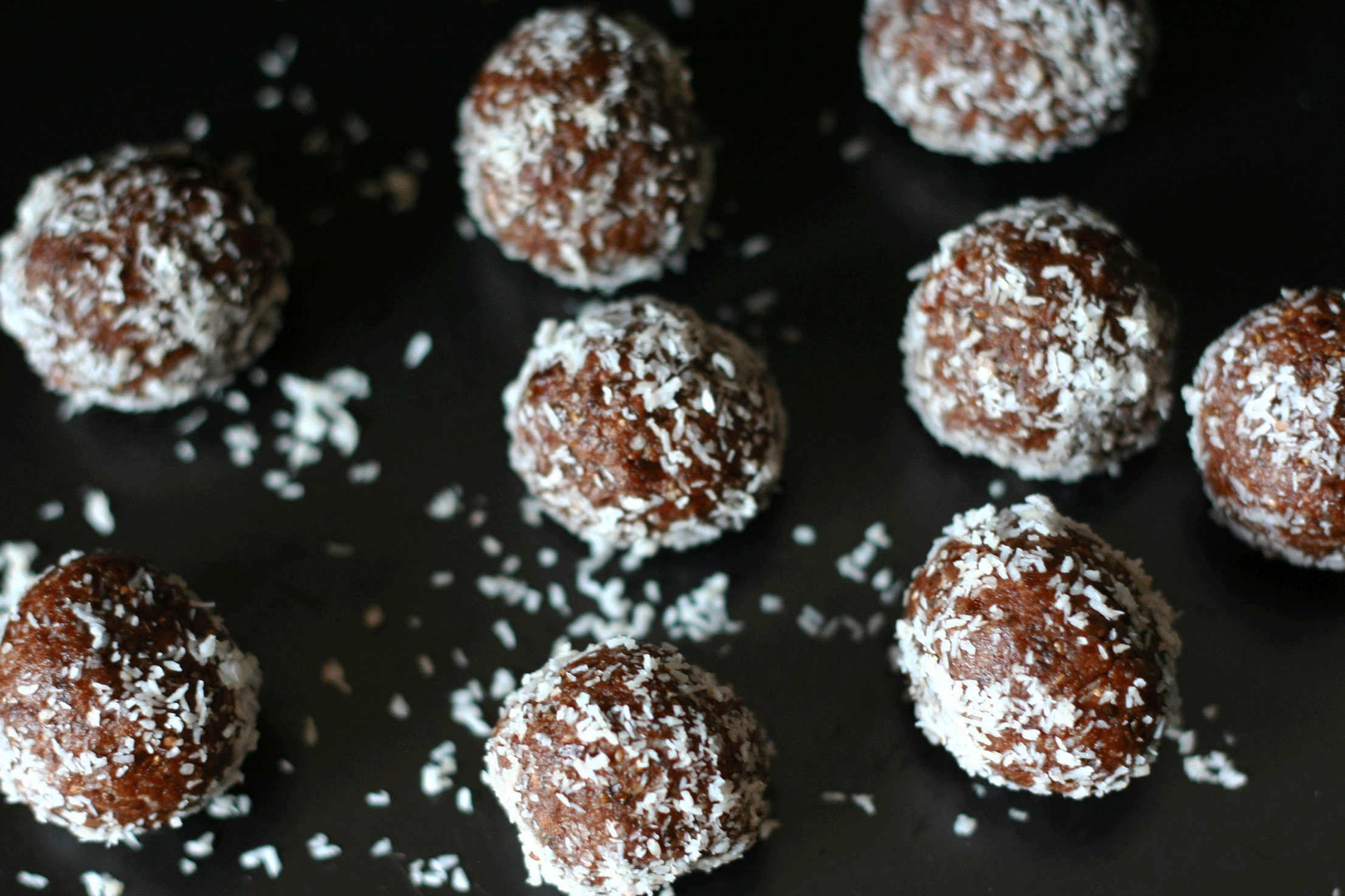 Vegan chocolate truffles