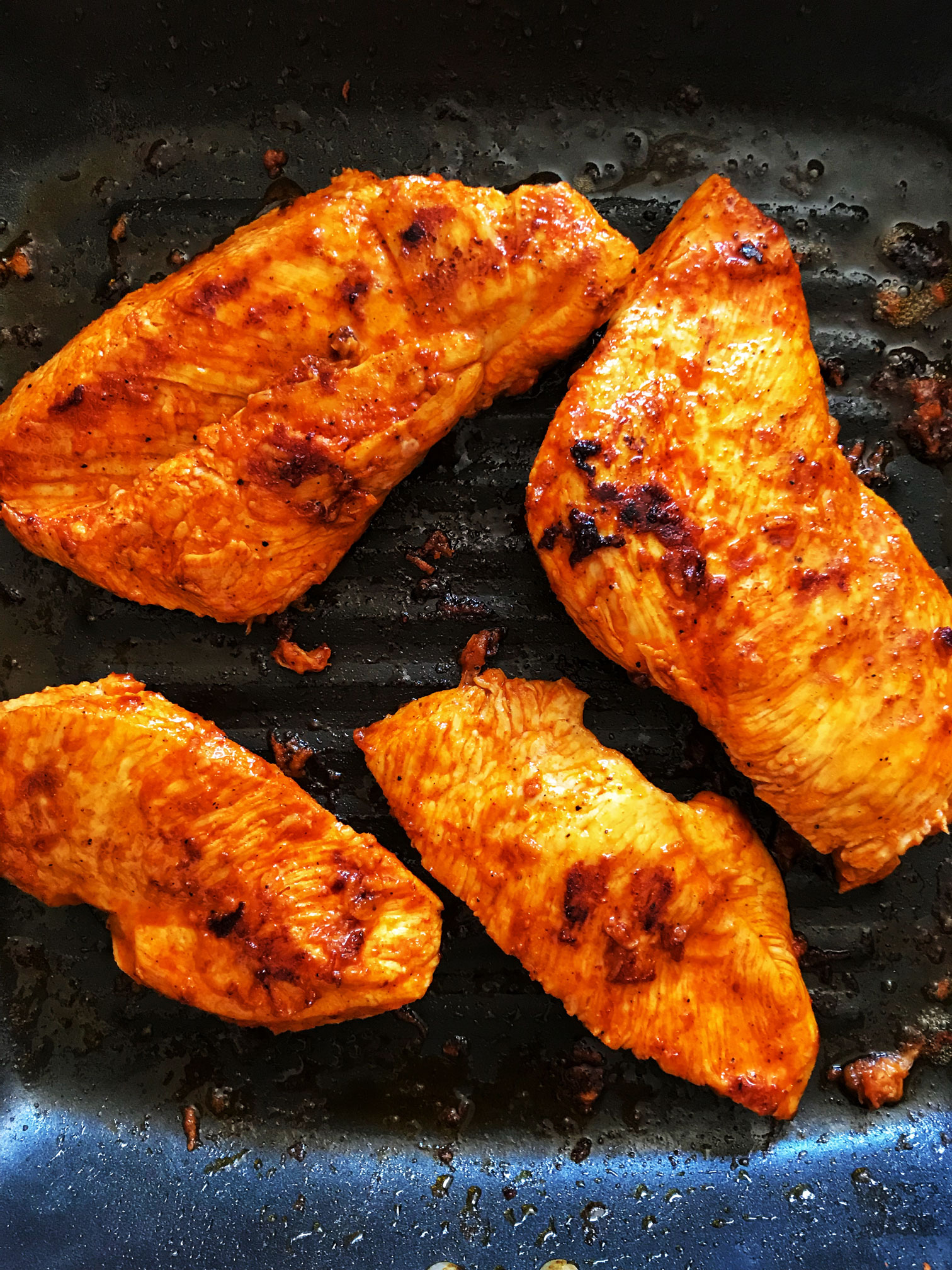 Indian spiced chicken and pasta salad