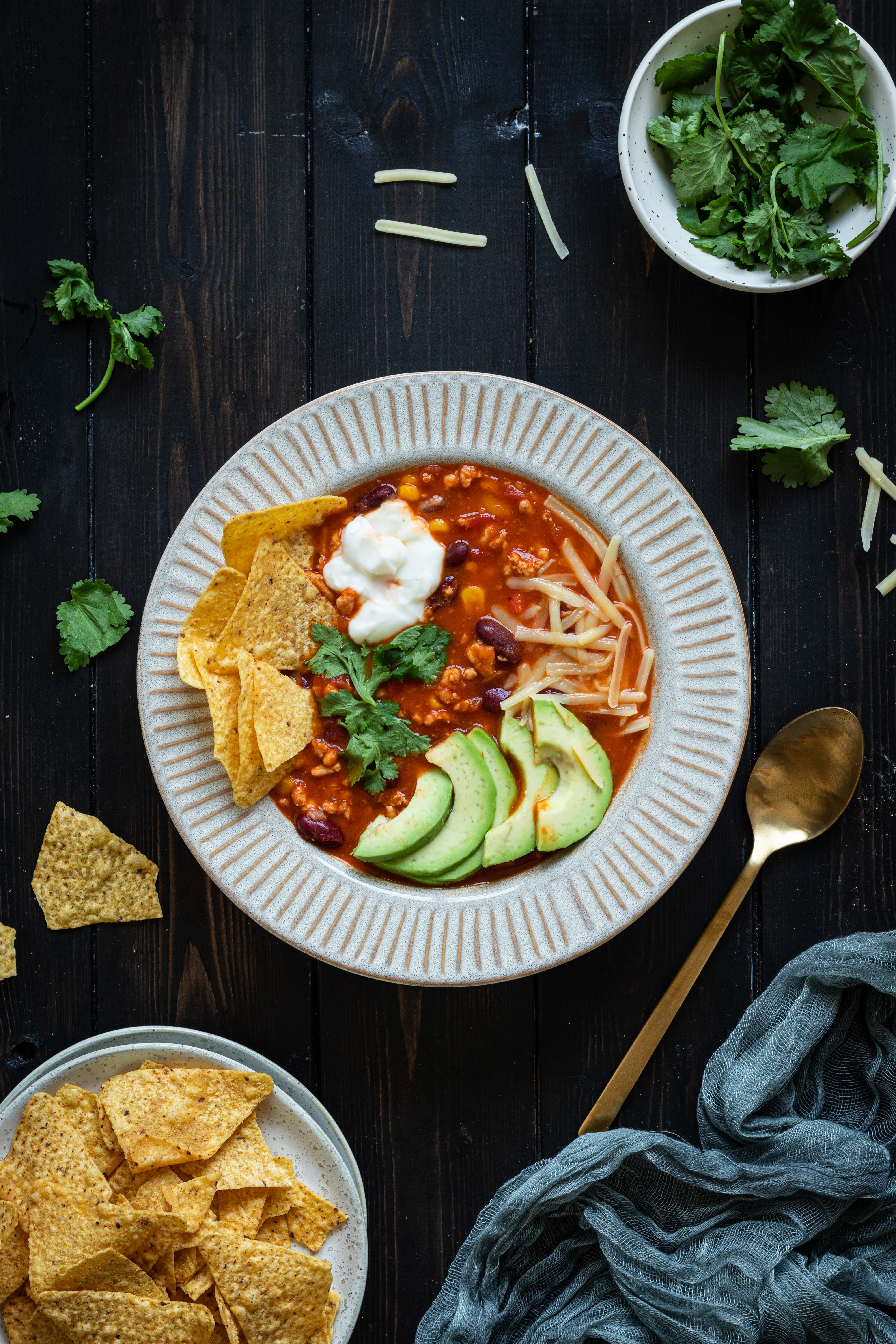 Taco turkey chili