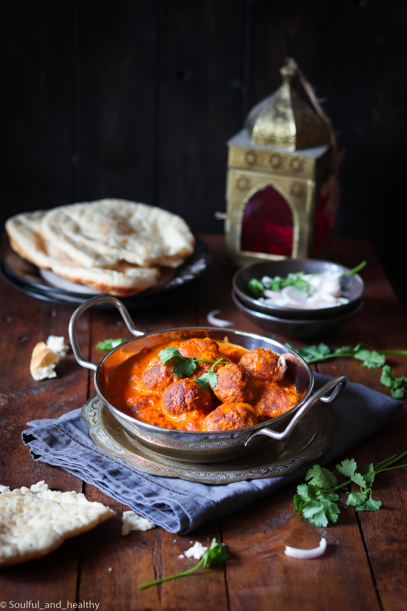 Masala Lamb meatballs in creamy sauce