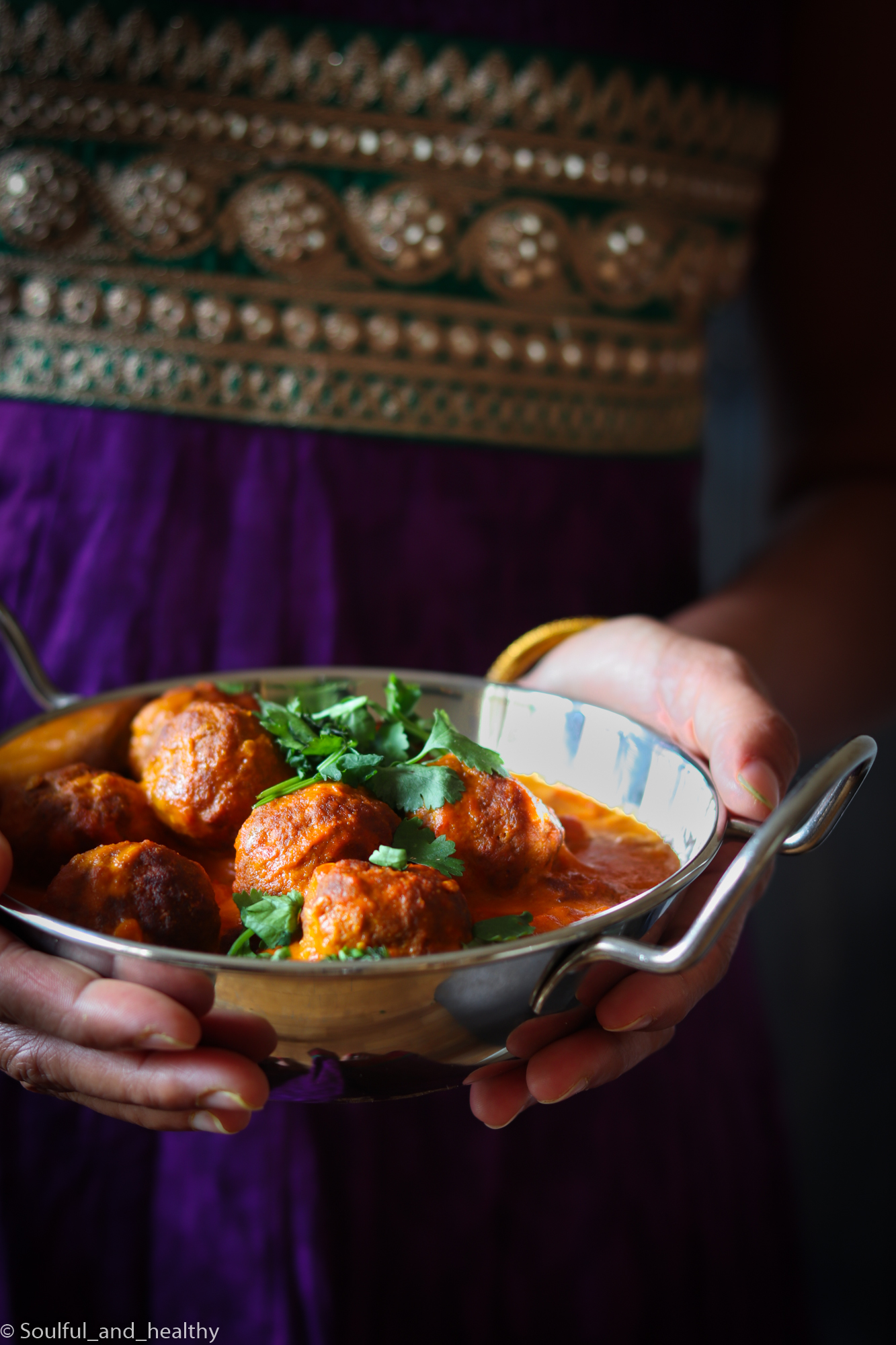 Masala Lamb meatballs creamy curry 