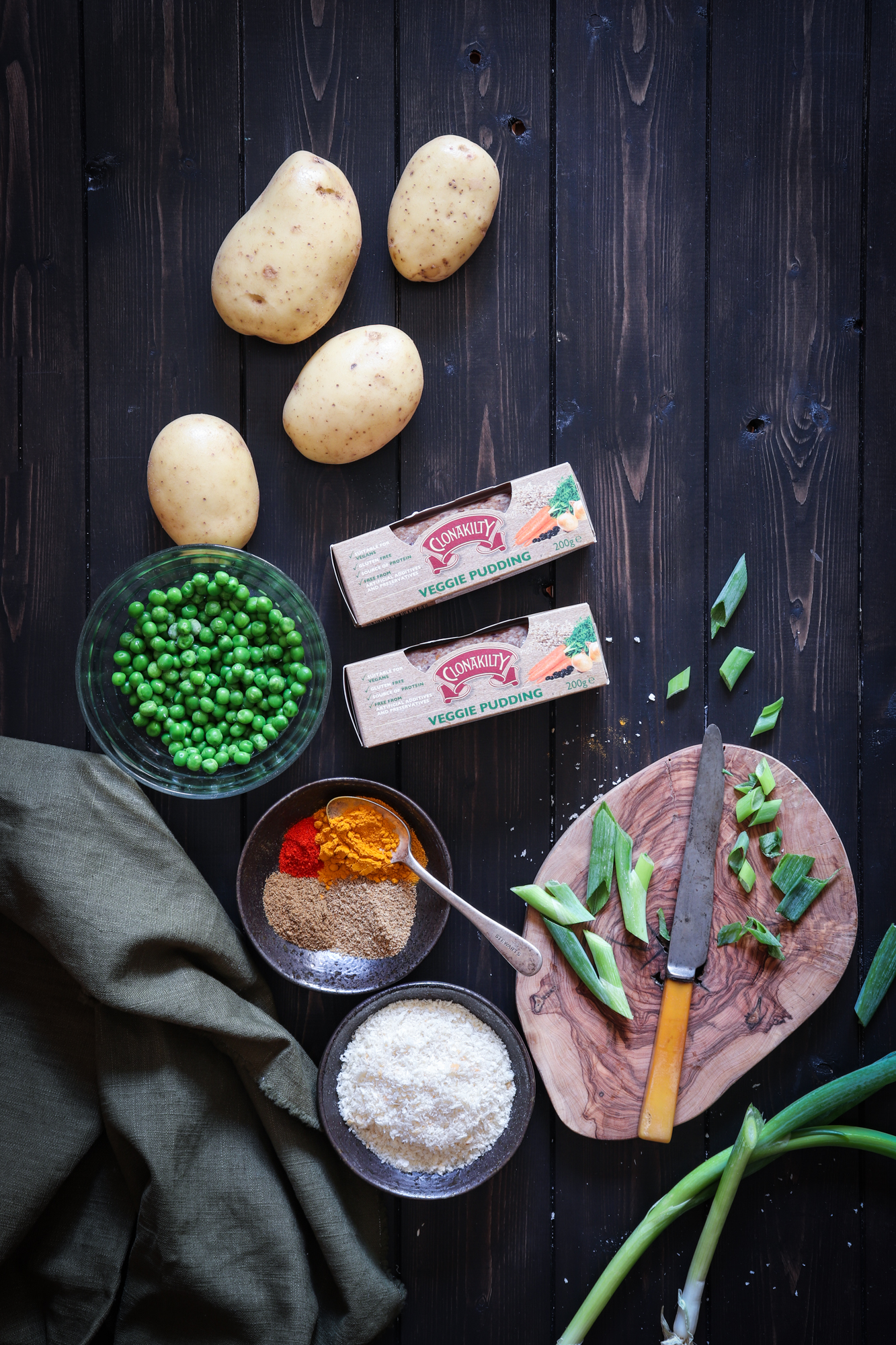 Indian spiced veggie pudding cutlets