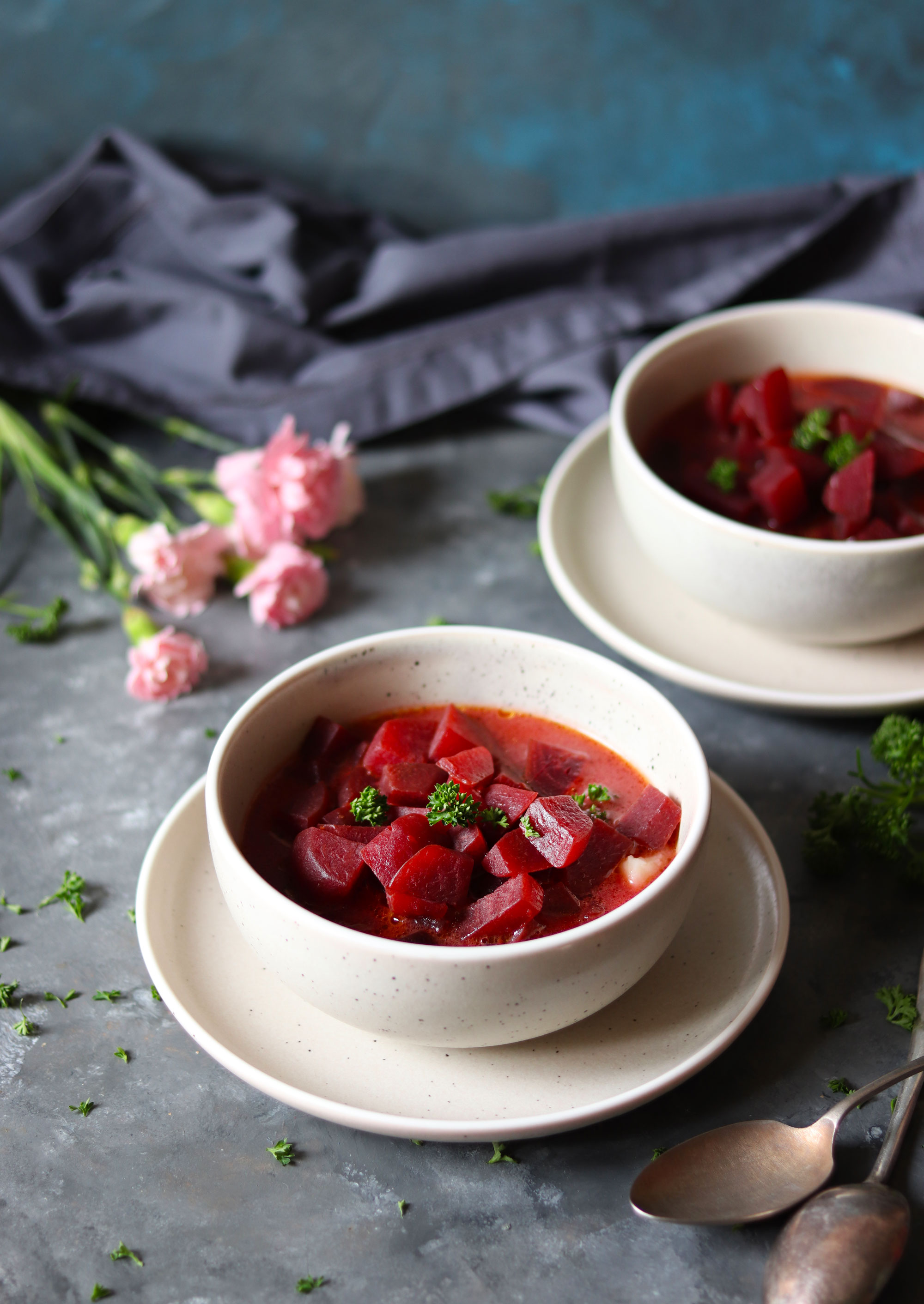 Polish beetroot soup Barszcz zupa buraczkowa