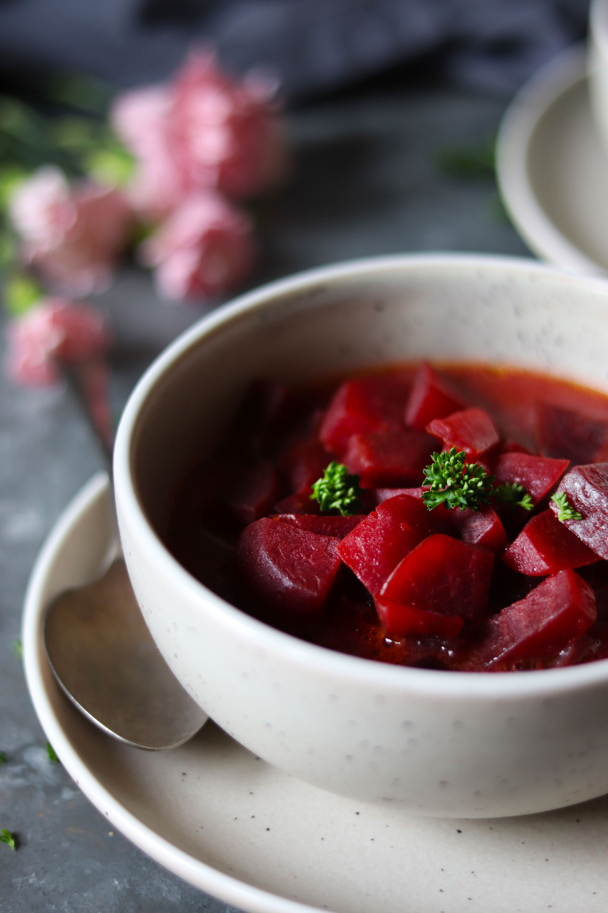 Polish beetroot soup Barszcz zupa buraczkowa