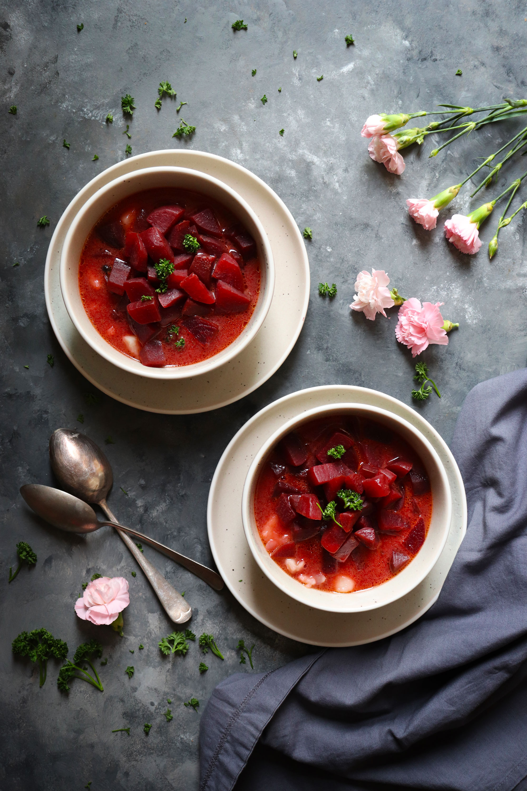 Polish beetroot soup Barszcz zupa buraczkowa