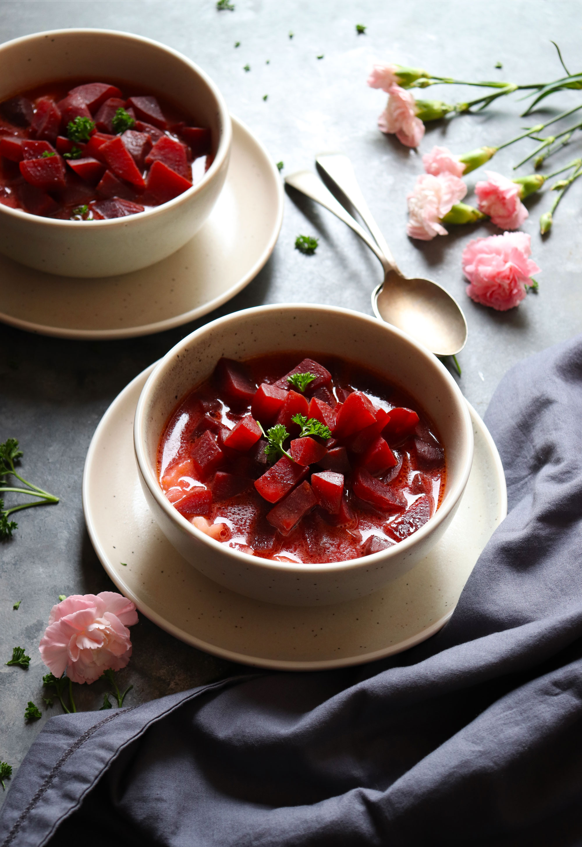 Polish beetroot soup Barszcz zupa buraczkowa