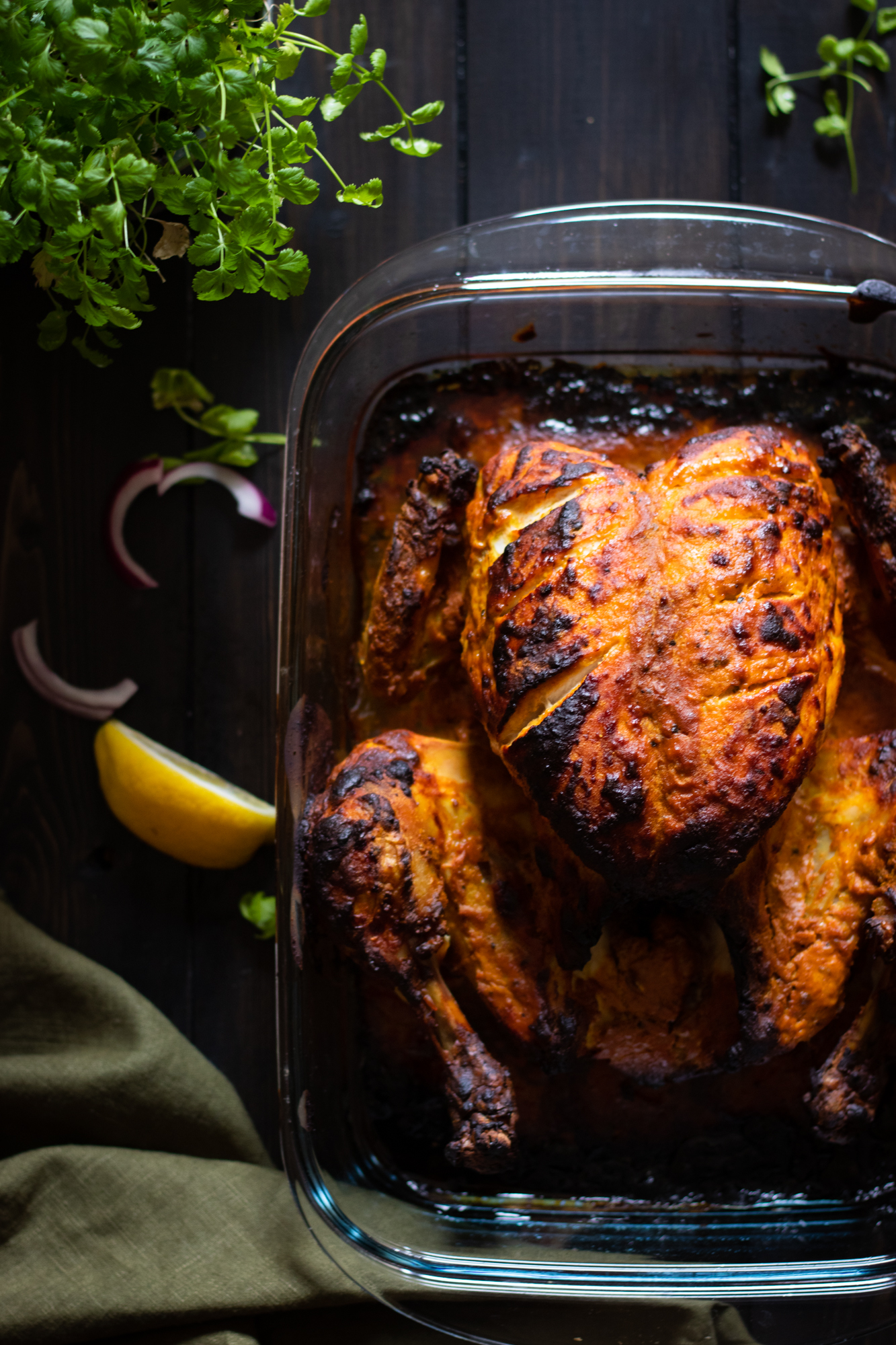 Tandoori chicken whole