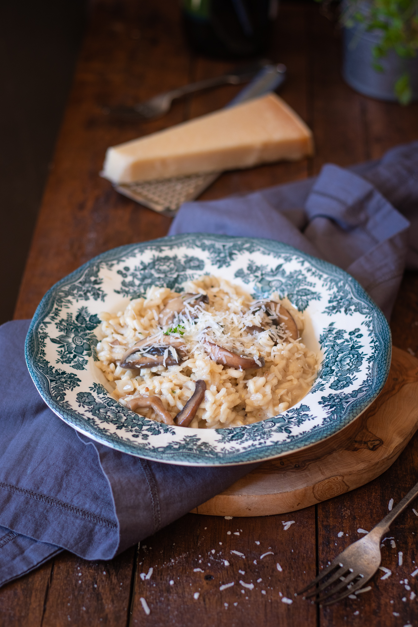 Mushroom risotto