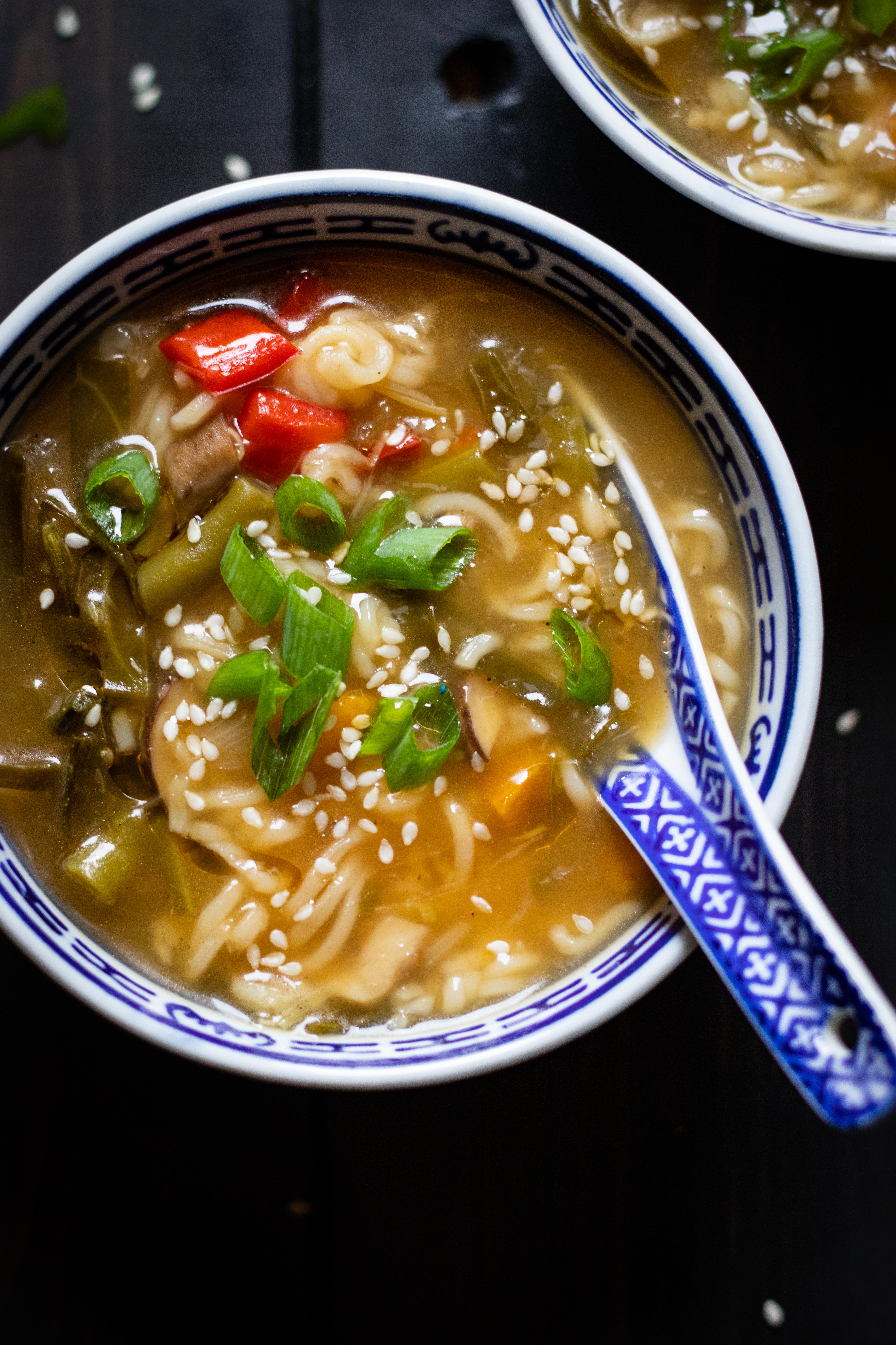 Mixed veggies clear soup