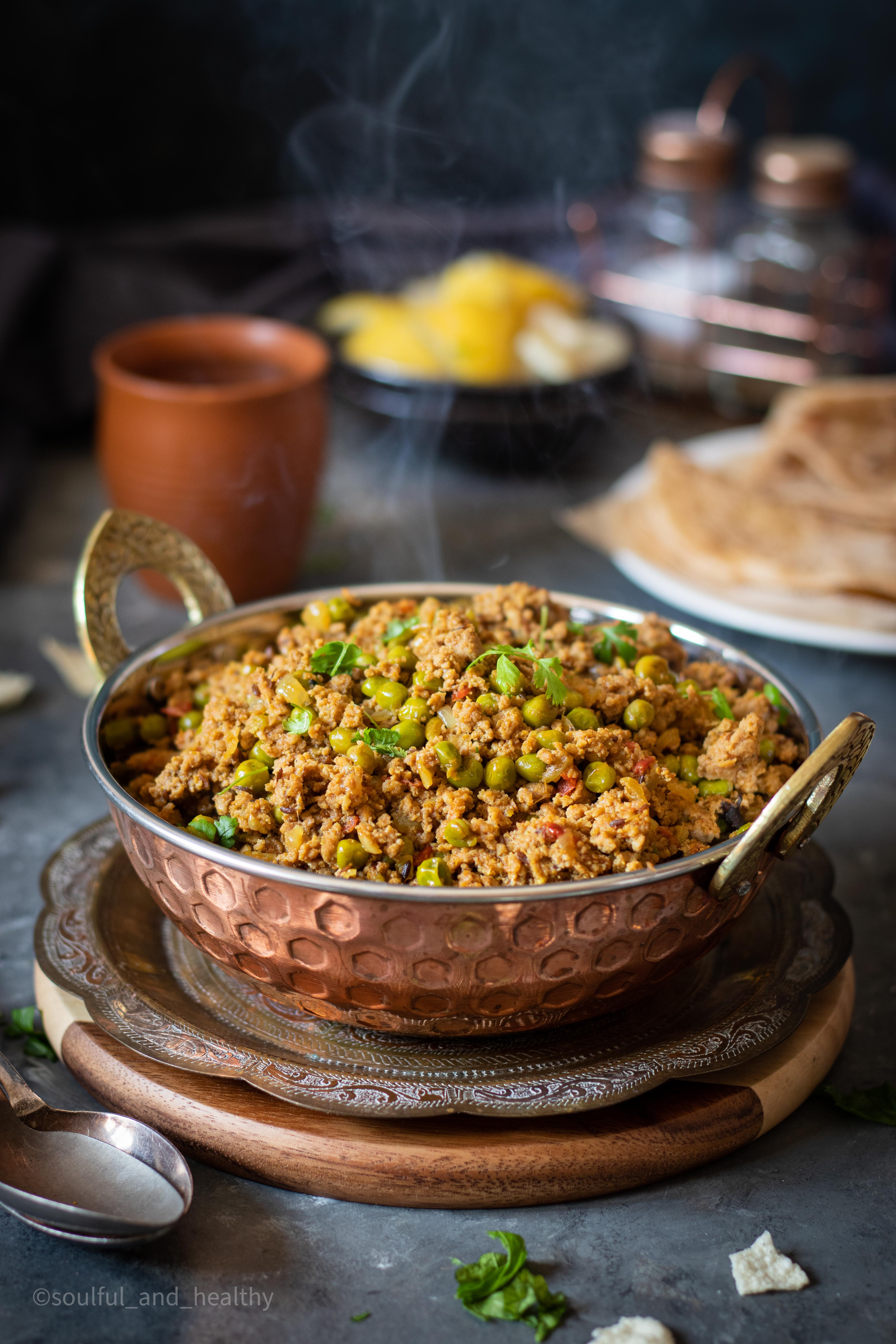 Keema Matar - Lamb mince with green peas curry
