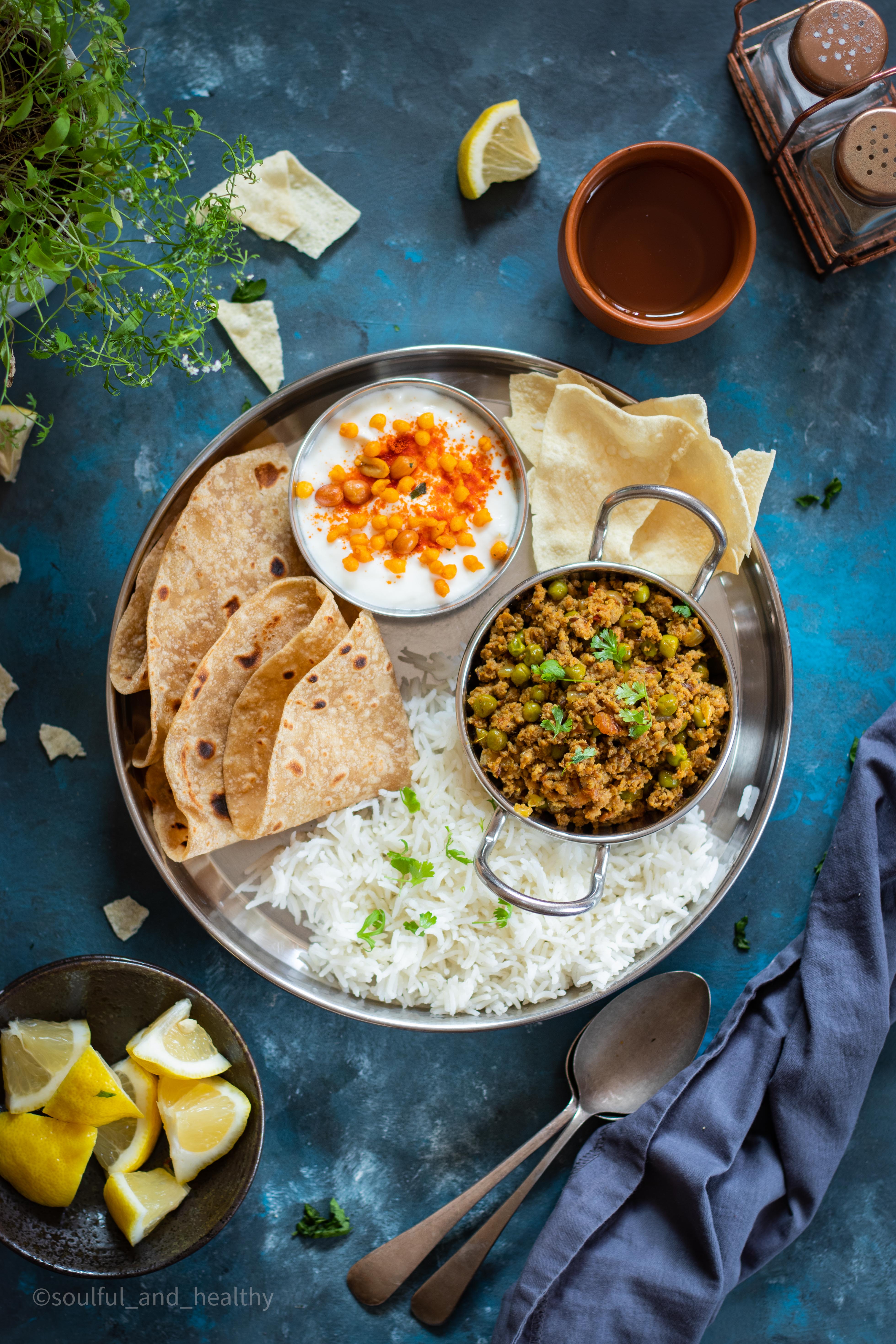 Keema Matar (Lamb mince with green peas curry)