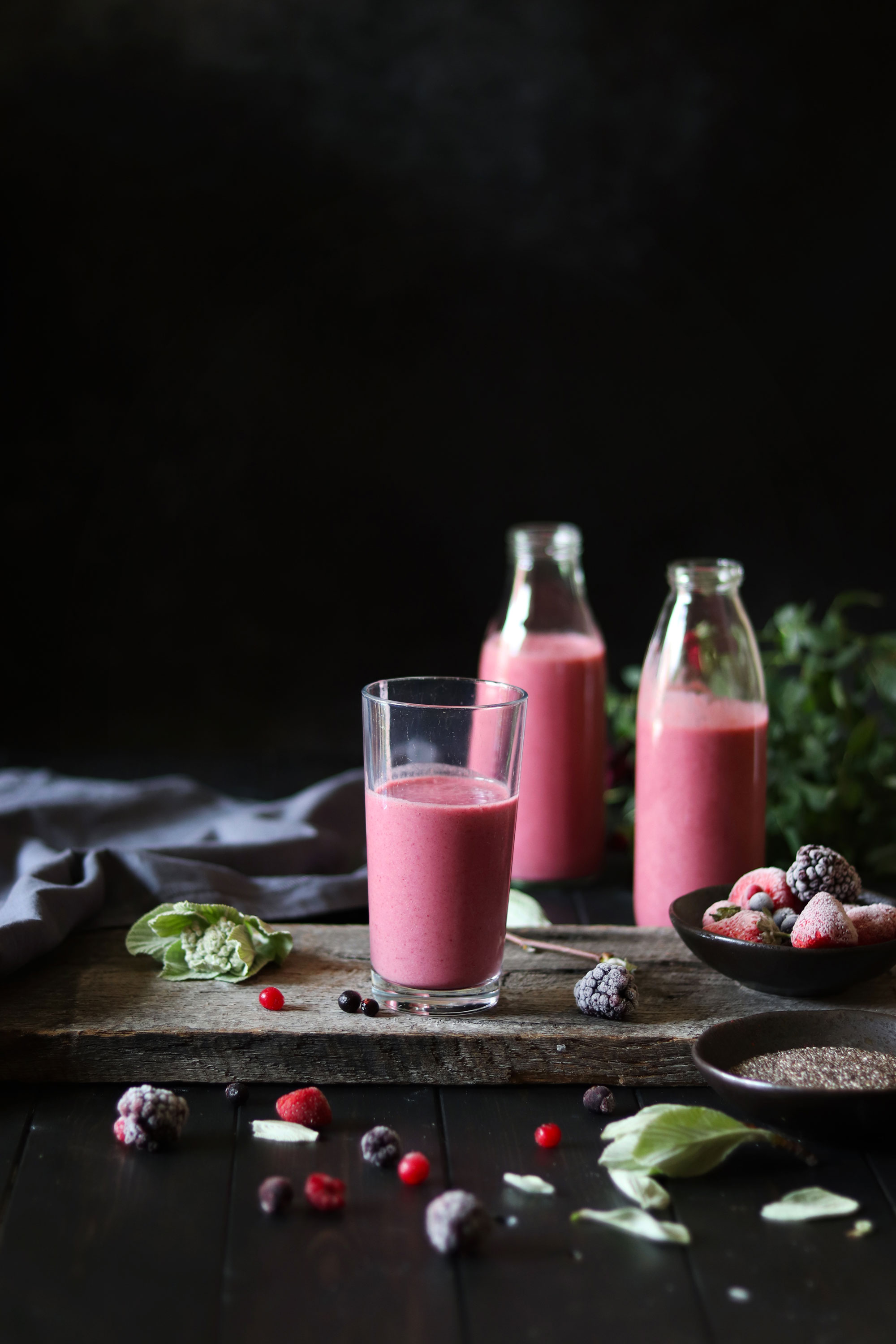 Mixed berries smoothie