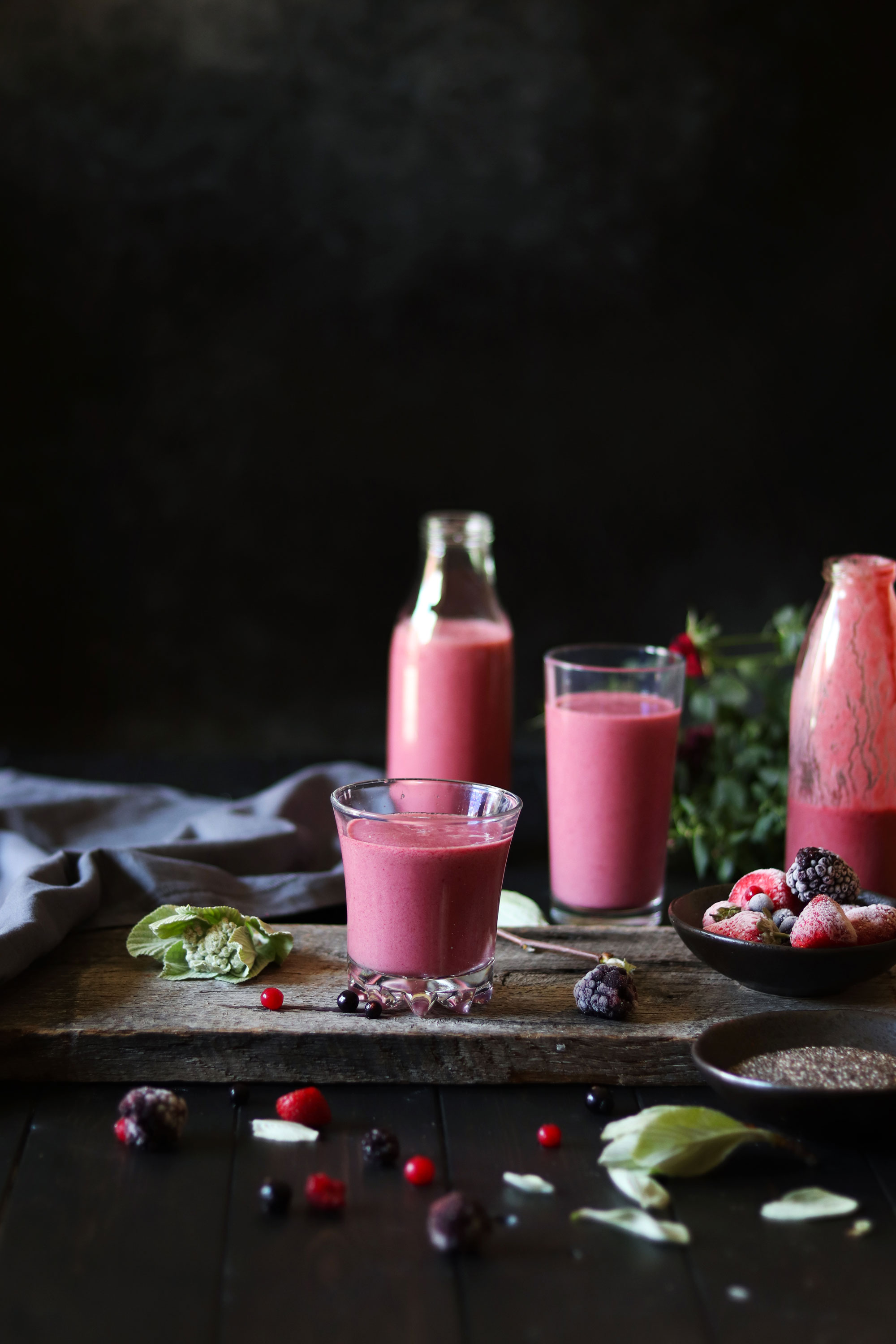 Mixed berries smoothie