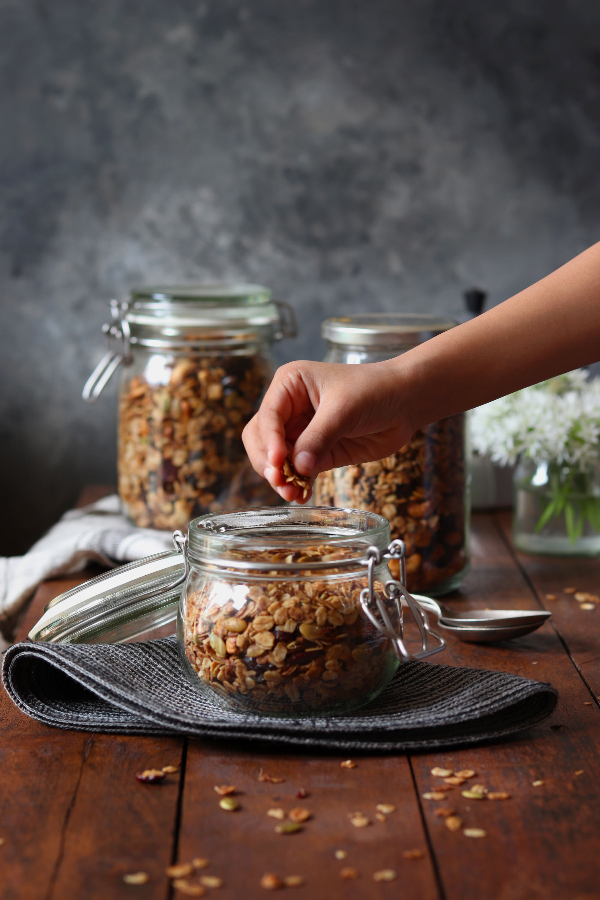 Honey cinnamon granola