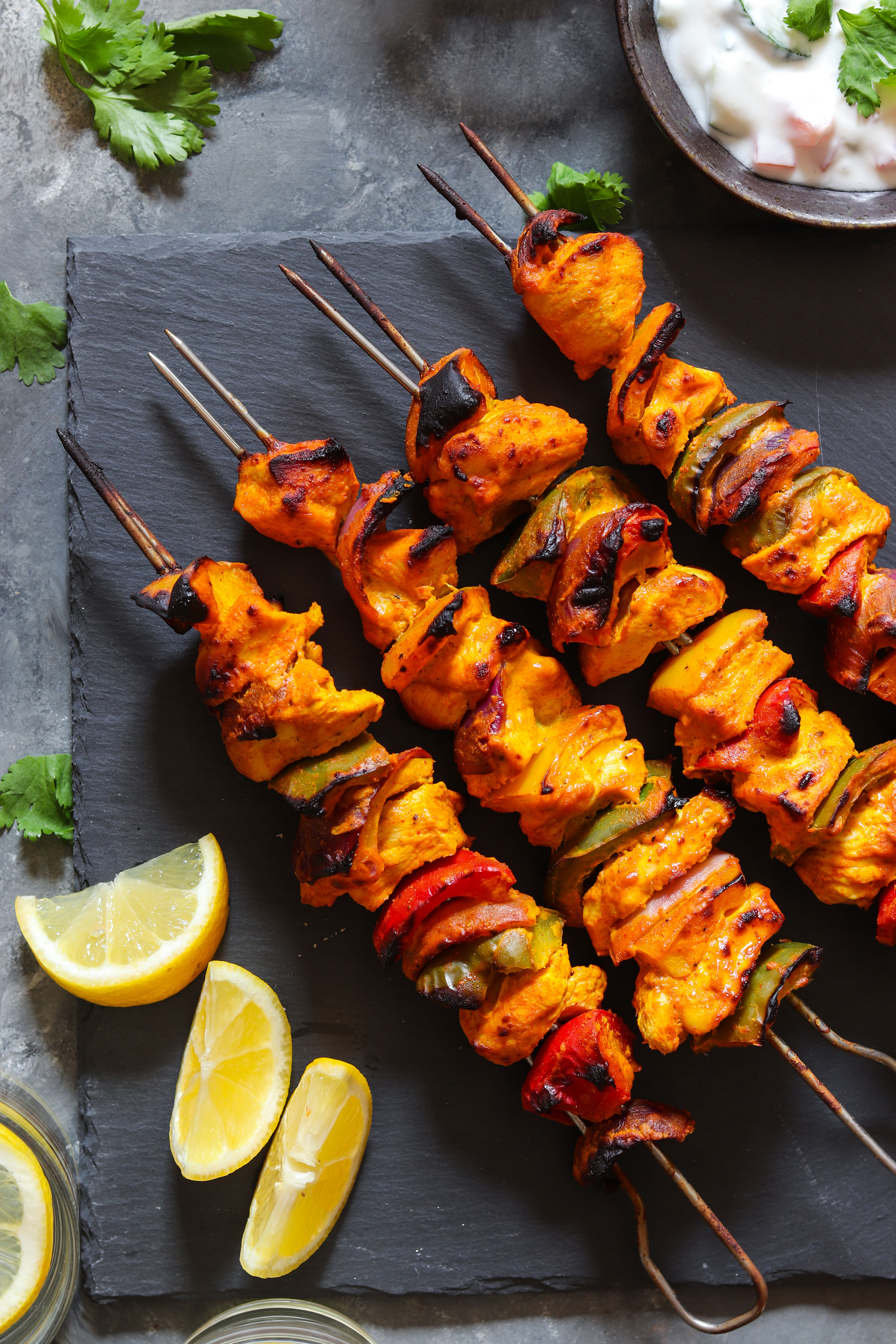 Tandoori chicken skewers | Soulful And Healthy