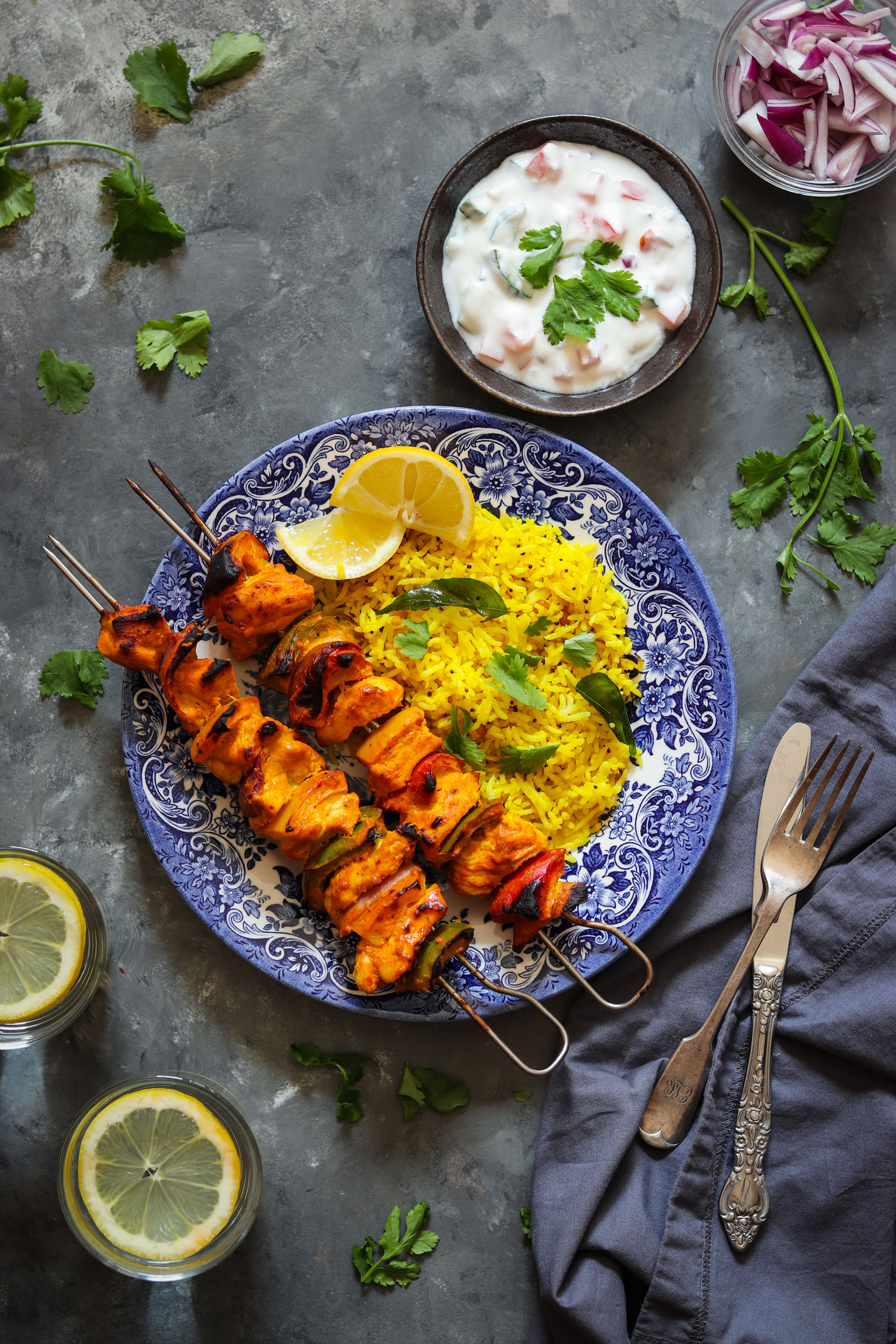 Tandoori Chicken Skewers