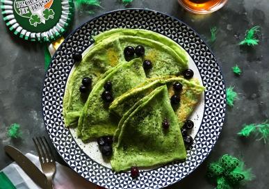 Matcha crepes