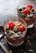 Chocolate chia seeds pudding | Soulful And Healthy