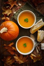 Maple Roasted Pumpkin Soup | Soulful And Healthy