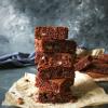 Almond flour and cornmeal brownies