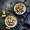 Salmon wholewheat pasta diary freee