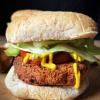 Falafel Hummus burger