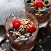 Chocolate chia seed pudding