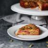 Plum and pistachios cake gluten free
