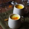 Turmeric and cardamom latte