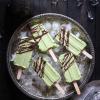 Matcha Yogurt popsicles