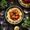 Moroccan Turkey meatballs with lemony couscous