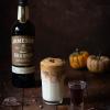 Pumkin spiced whipped coffee with whiskey